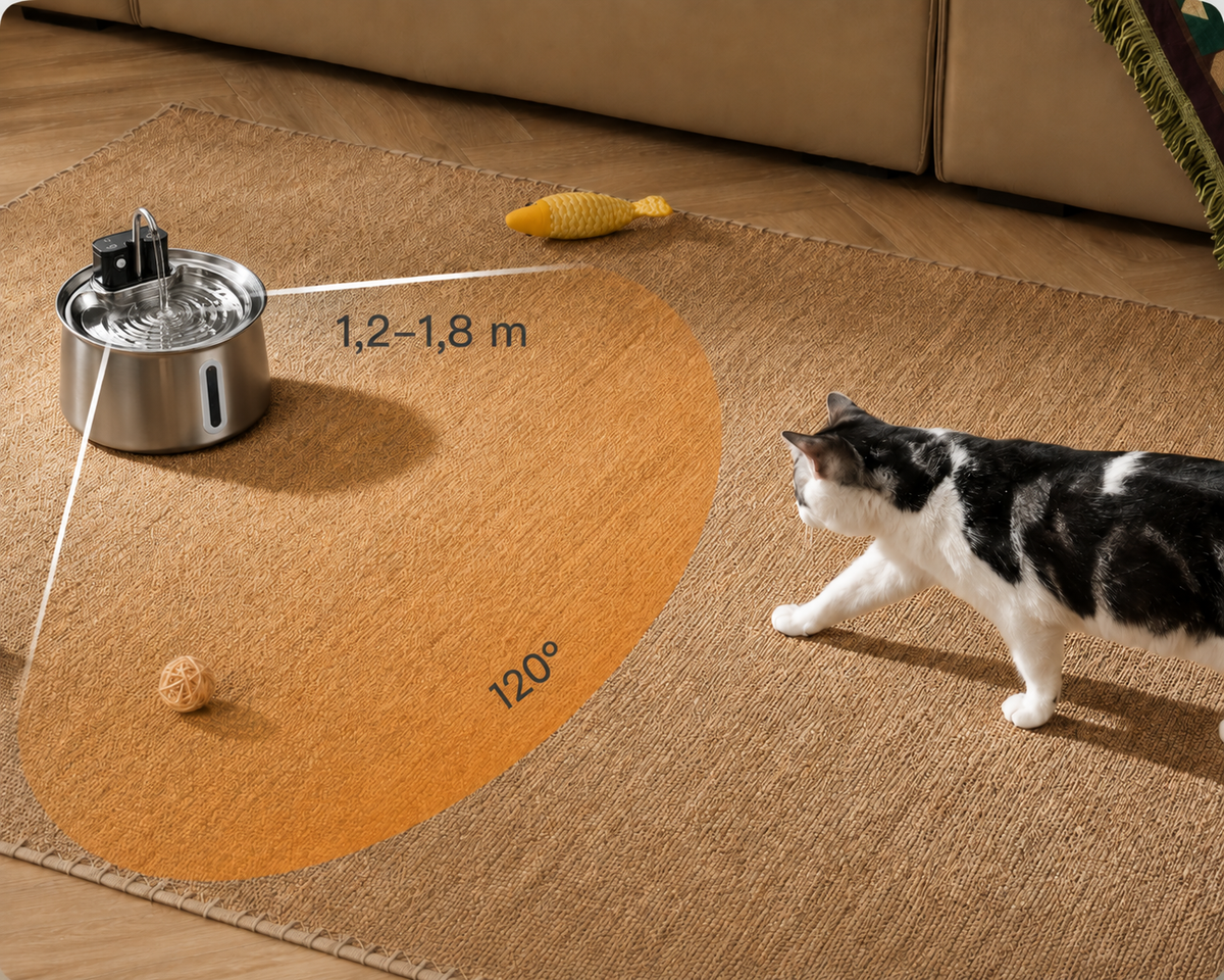 Sensor oder Intervall — du entscheidest, wie er arbeitet